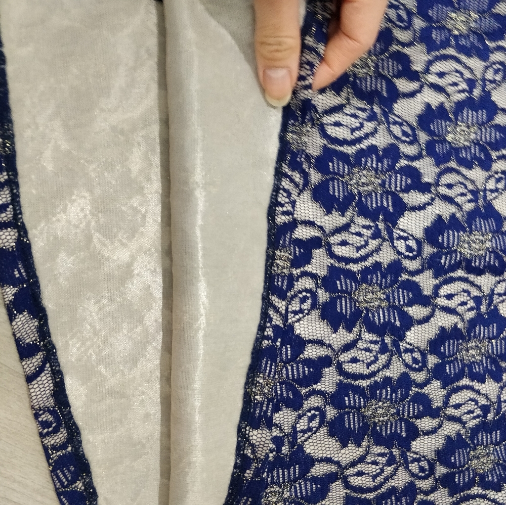 Prom dress custom royal blue lace JANE.X Bethany - Picture 7 of 16